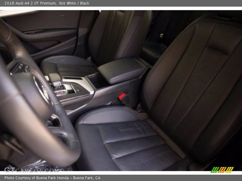 Ibis White / Black 2018 Audi A4 2.0T Premium