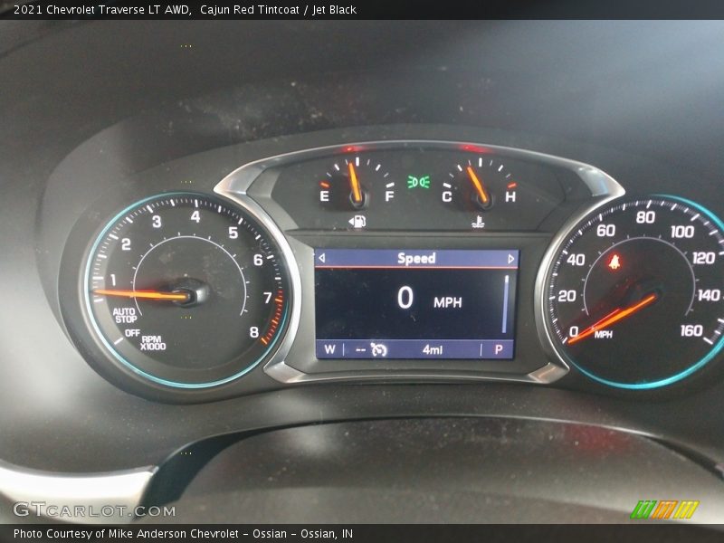 Cajun Red Tintcoat / Jet Black 2021 Chevrolet Traverse LT AWD