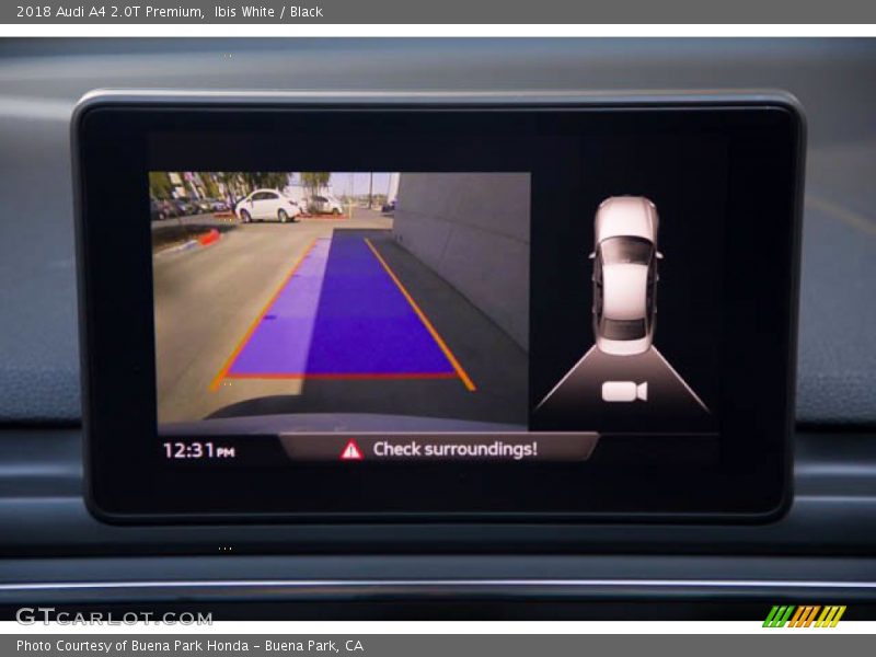 Ibis White / Black 2018 Audi A4 2.0T Premium