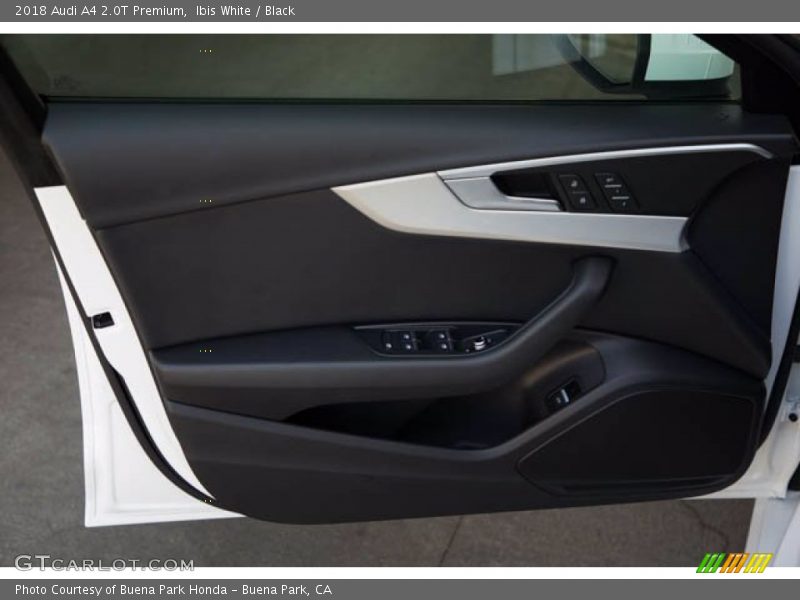 Ibis White / Black 2018 Audi A4 2.0T Premium