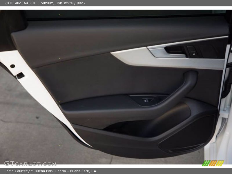 Ibis White / Black 2018 Audi A4 2.0T Premium