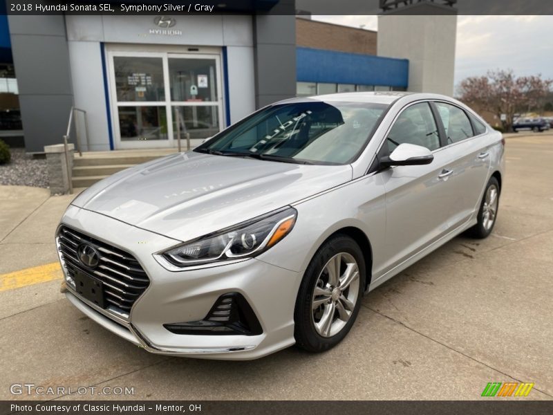 Symphony Silver / Gray 2018 Hyundai Sonata SEL