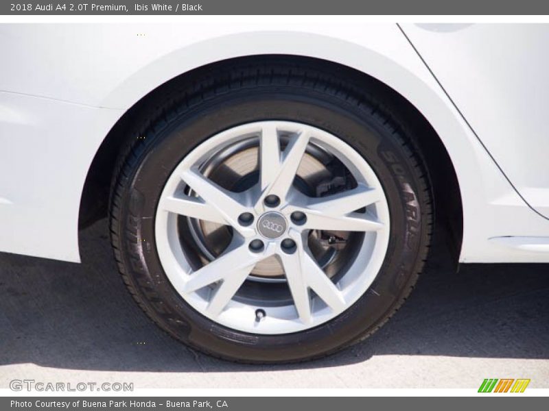 Ibis White / Black 2018 Audi A4 2.0T Premium