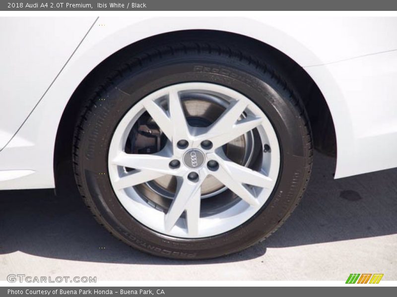 Ibis White / Black 2018 Audi A4 2.0T Premium