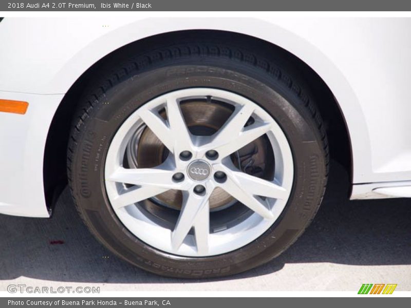 Ibis White / Black 2018 Audi A4 2.0T Premium
