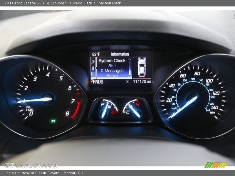 Tuxedo Black / Charcoal Black 2014 Ford Escape SE 1.6L EcoBoost