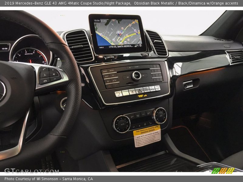 Controls of 2019 GLE 43 AMG 4Matic Coupe Studio/Night Package
