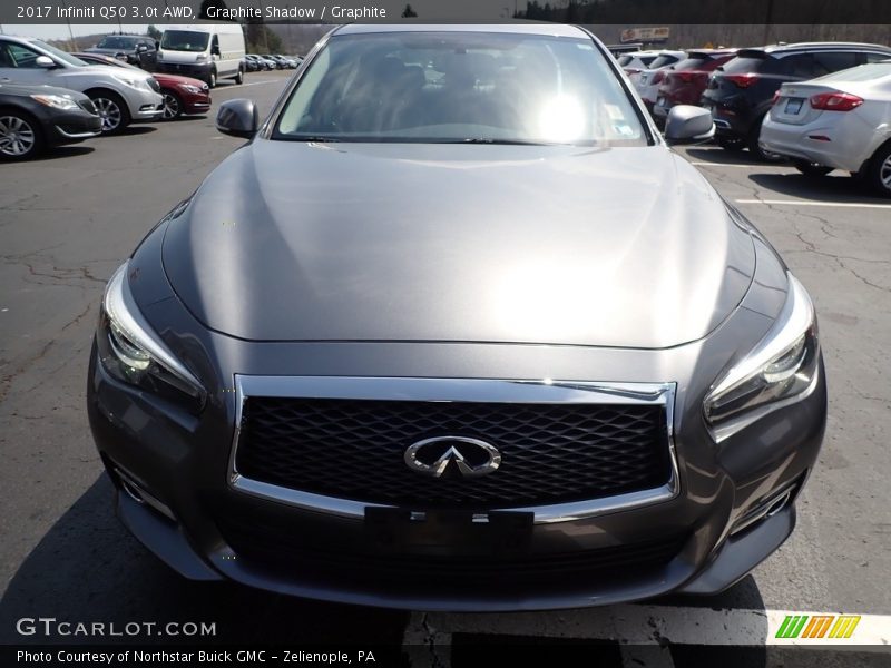 Graphite Shadow / Graphite 2017 Infiniti Q50 3.0t AWD