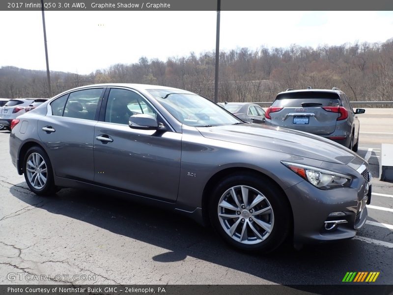 Graphite Shadow / Graphite 2017 Infiniti Q50 3.0t AWD