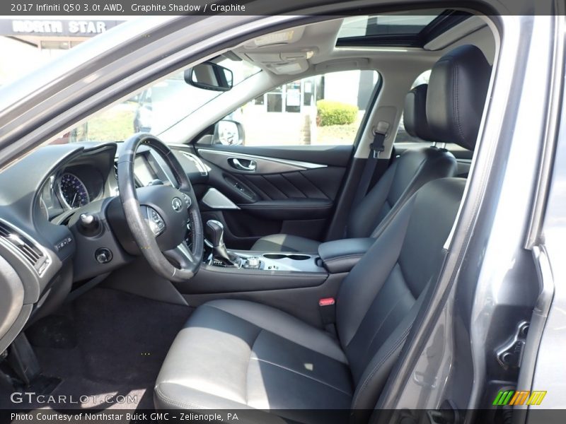Front Seat of 2017 Q50 3.0t AWD