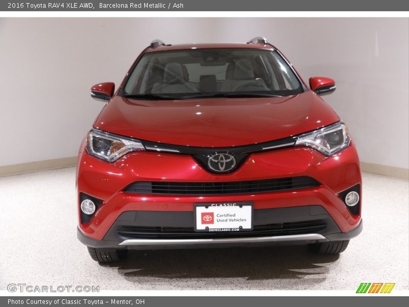 Barcelona Red Metallic / Ash 2016 Toyota RAV4 XLE AWD