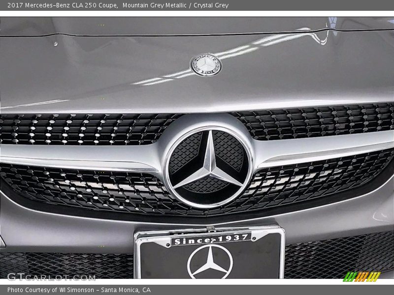 Mountain Grey Metallic / Crystal Grey 2017 Mercedes-Benz CLA 250 Coupe
