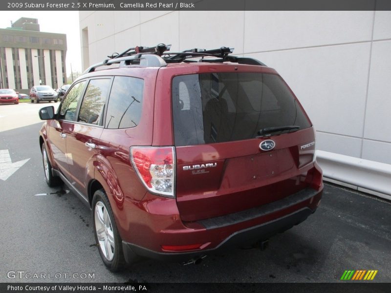 Camellia Red Pearl / Black 2009 Subaru Forester 2.5 X Premium