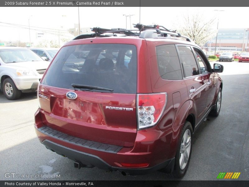 Camellia Red Pearl / Black 2009 Subaru Forester 2.5 X Premium