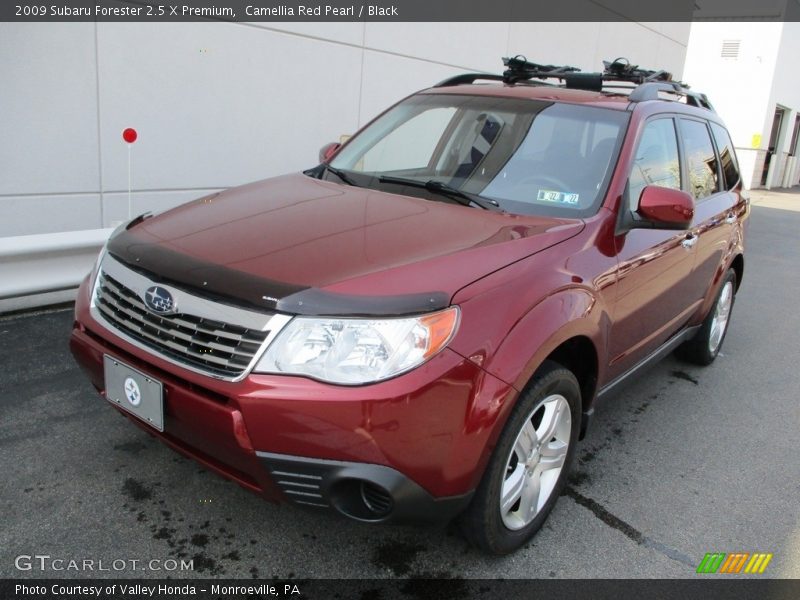 Camellia Red Pearl / Black 2009 Subaru Forester 2.5 X Premium