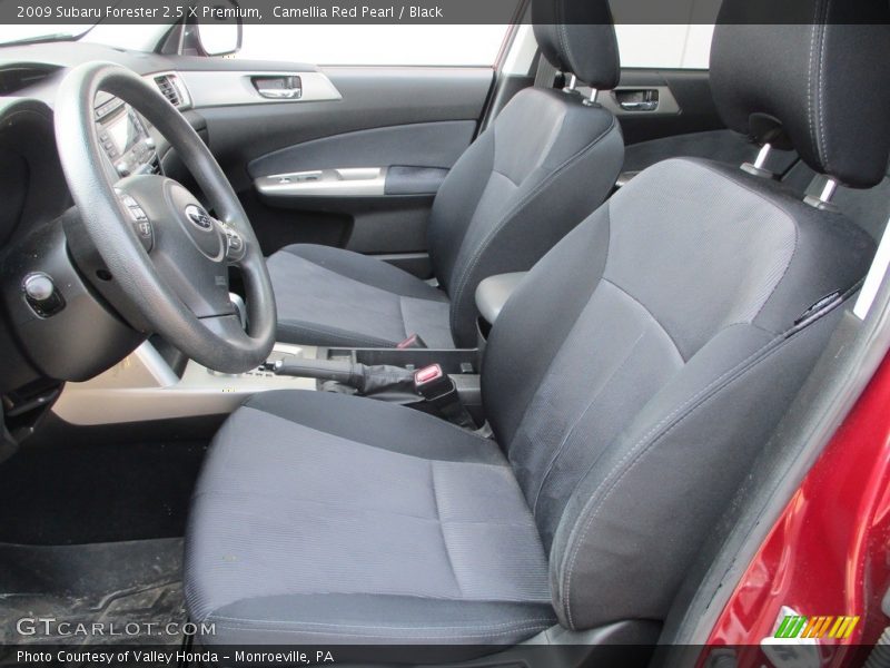 Camellia Red Pearl / Black 2009 Subaru Forester 2.5 X Premium