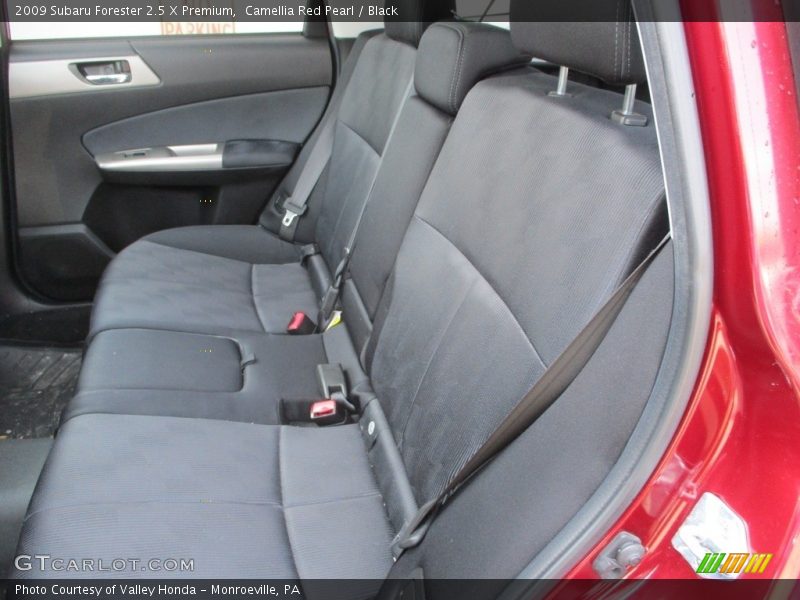 Camellia Red Pearl / Black 2009 Subaru Forester 2.5 X Premium