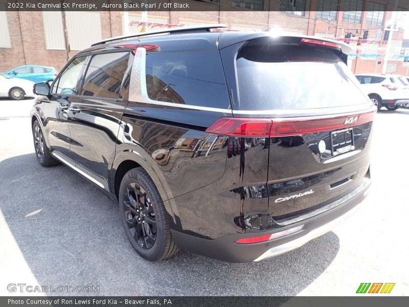 Aurora Black Pearl / Off Black 2022 Kia Carnival SX Prestige