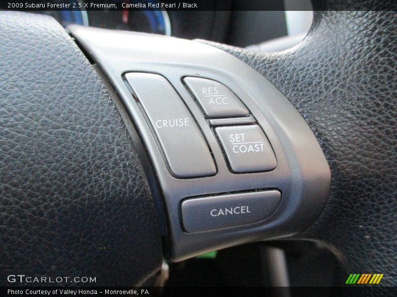 Camellia Red Pearl / Black 2009 Subaru Forester 2.5 X Premium