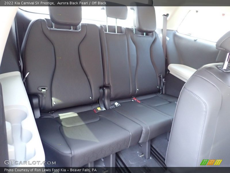 Rear Seat of 2022 Carnival SX Prestige