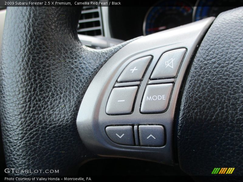 Camellia Red Pearl / Black 2009 Subaru Forester 2.5 X Premium