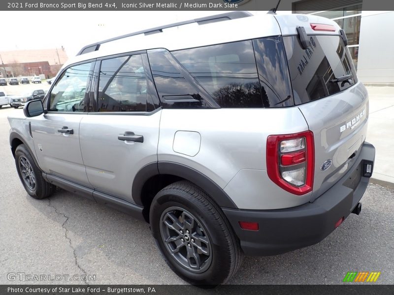 Iconic Silver Metallic / Medium Dark Slate 2021 Ford Bronco Sport Big Bend 4x4