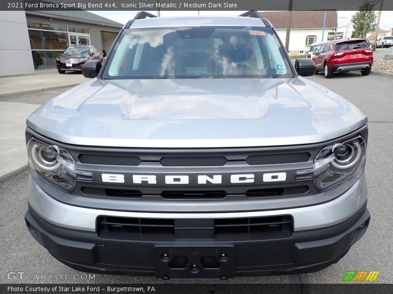 Iconic Silver Metallic / Medium Dark Slate 2021 Ford Bronco Sport Big Bend 4x4