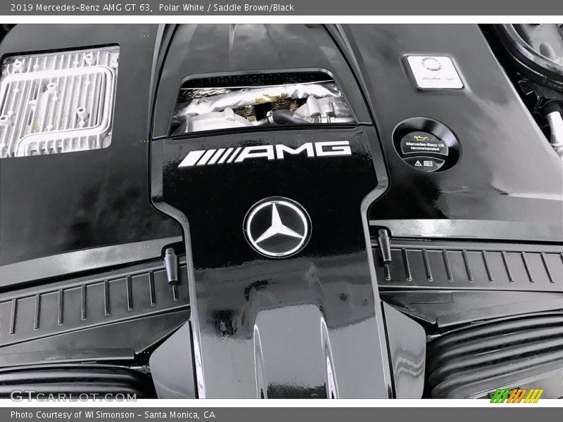 Polar White / Saddle Brown/Black 2019 Mercedes-Benz AMG GT 63