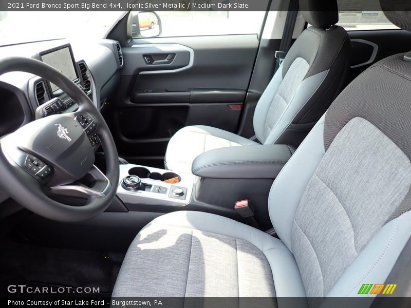 Front Seat of 2021 Bronco Sport Big Bend 4x4