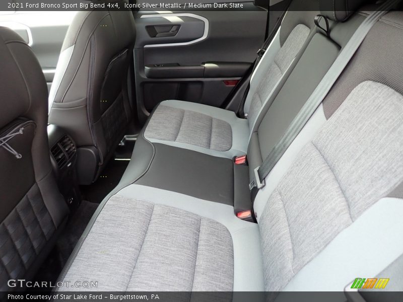 Rear Seat of 2021 Bronco Sport Big Bend 4x4