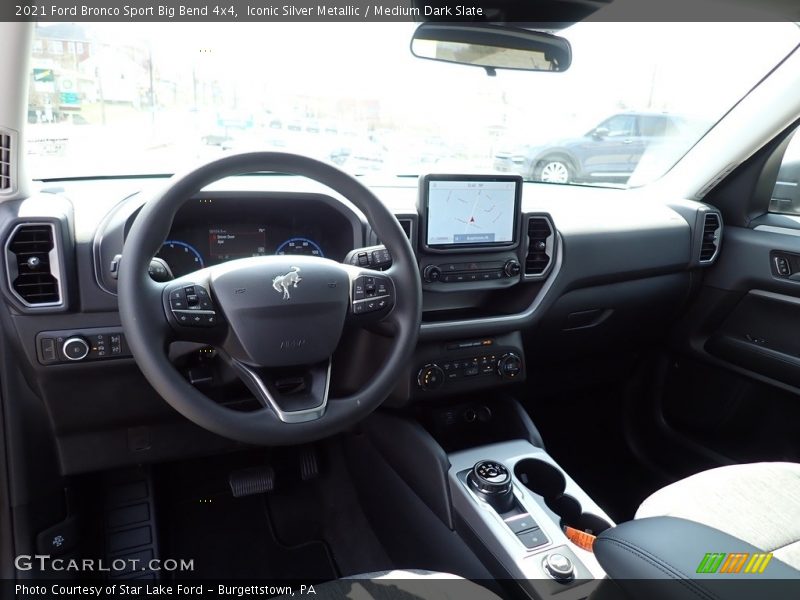 Iconic Silver Metallic / Medium Dark Slate 2021 Ford Bronco Sport Big Bend 4x4