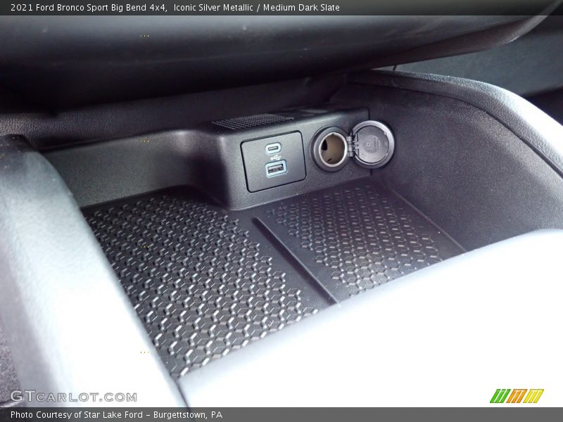 Iconic Silver Metallic / Medium Dark Slate 2021 Ford Bronco Sport Big Bend 4x4