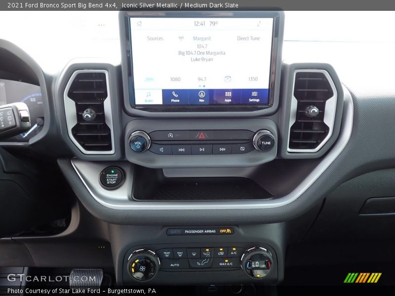 Iconic Silver Metallic / Medium Dark Slate 2021 Ford Bronco Sport Big Bend 4x4