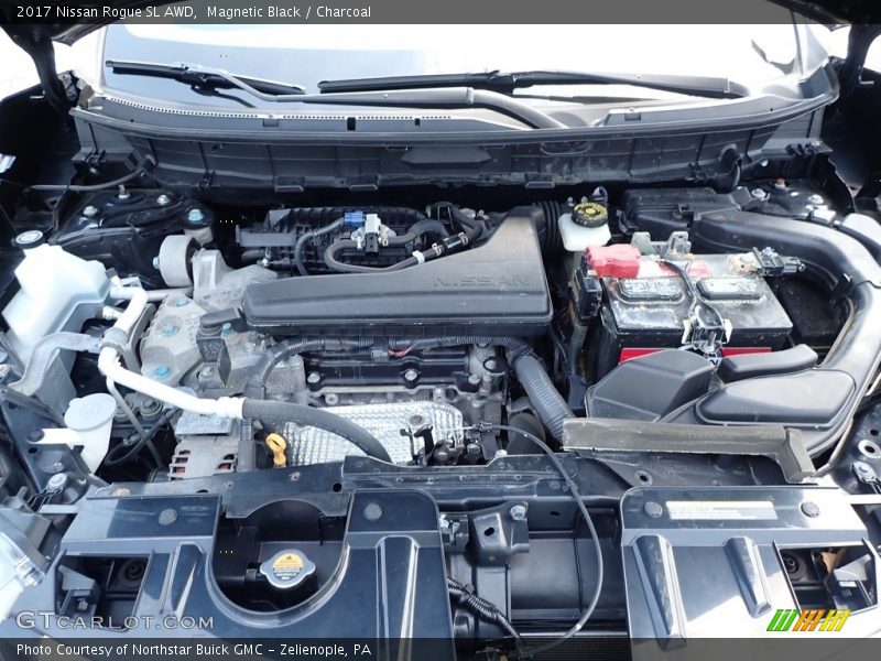 Magnetic Black / Charcoal 2017 Nissan Rogue SL AWD