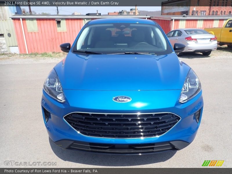 Velocity Blue Metallic / Dark Earth Gray 2021 Ford Escape SE 4WD