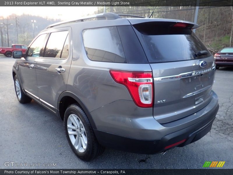Sterling Gray Metallic / Medium Light Stone 2013 Ford Explorer XLT 4WD