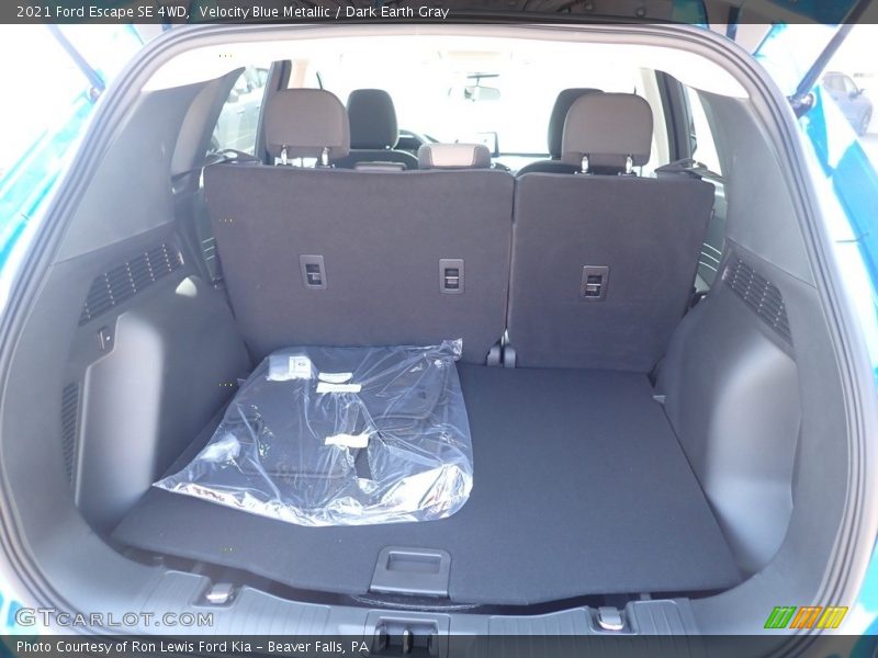 Velocity Blue Metallic / Dark Earth Gray 2021 Ford Escape SE 4WD