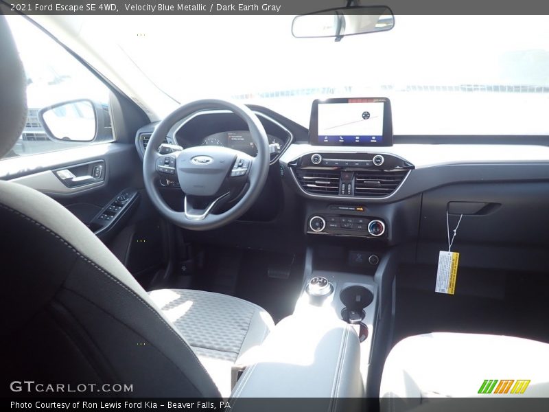 Velocity Blue Metallic / Dark Earth Gray 2021 Ford Escape SE 4WD