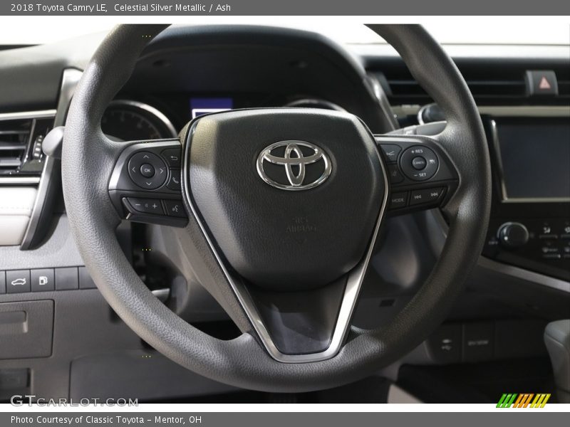 Celestial Silver Metallic / Ash 2018 Toyota Camry LE
