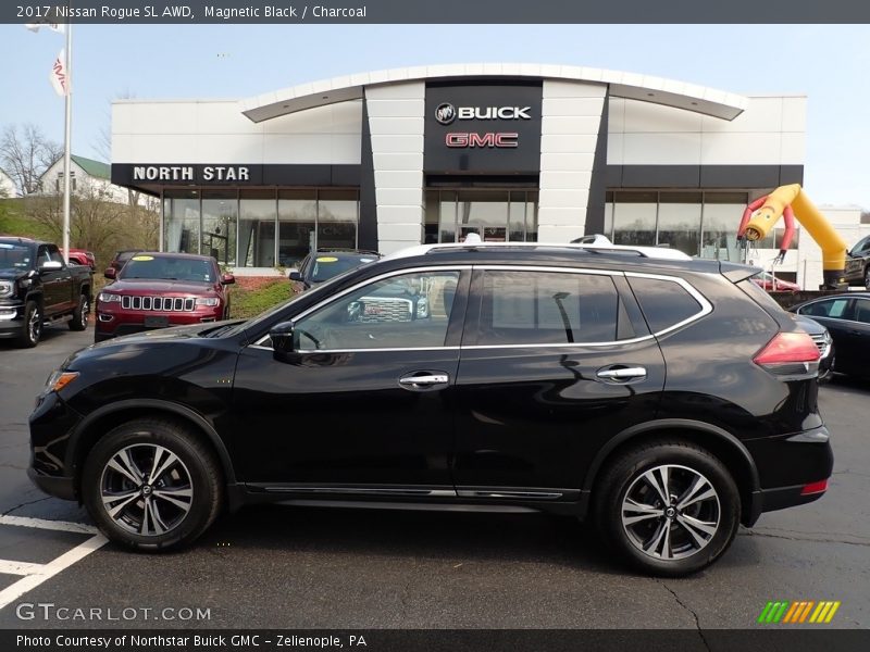Magnetic Black / Charcoal 2017 Nissan Rogue SL AWD