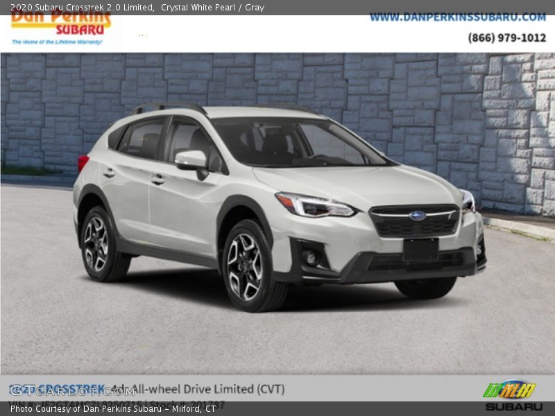 Crystal White Pearl / Gray 2020 Subaru Crosstrek 2.0 Limited