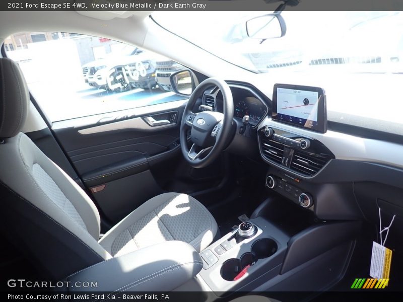 Velocity Blue Metallic / Dark Earth Gray 2021 Ford Escape SE 4WD
