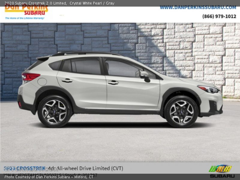 Crystal White Pearl / Gray 2020 Subaru Crosstrek 2.0 Limited