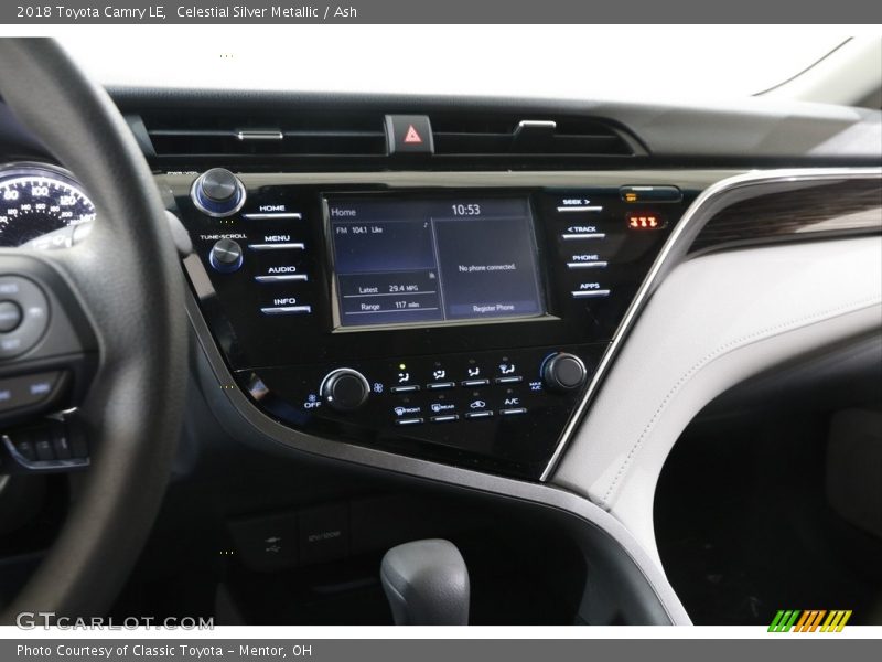 Celestial Silver Metallic / Ash 2018 Toyota Camry LE