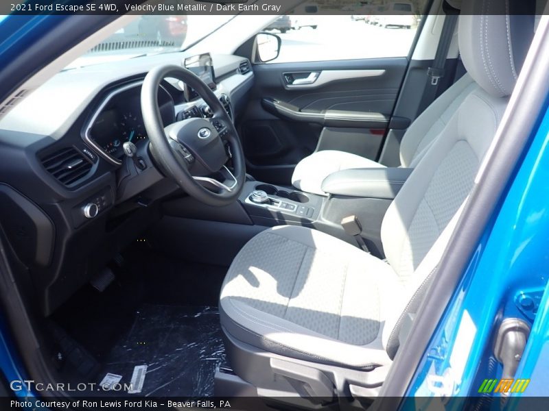 Velocity Blue Metallic / Dark Earth Gray 2021 Ford Escape SE 4WD
