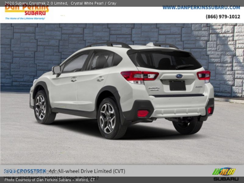 Crystal White Pearl / Gray 2020 Subaru Crosstrek 2.0 Limited