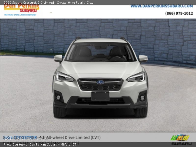 Crystal White Pearl / Gray 2020 Subaru Crosstrek 2.0 Limited