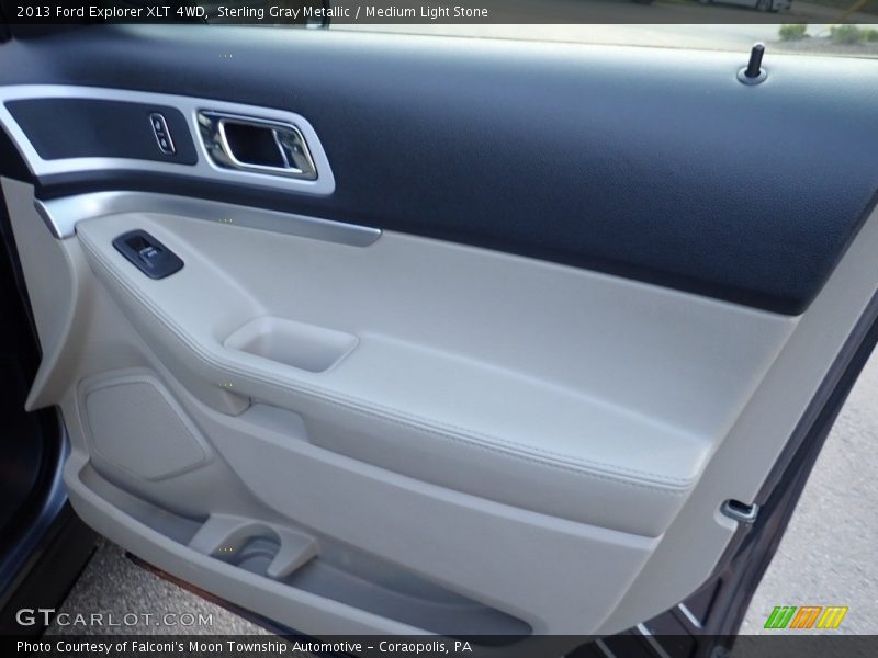 Sterling Gray Metallic / Medium Light Stone 2013 Ford Explorer XLT 4WD