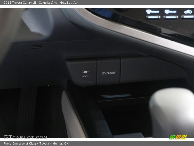 Celestial Silver Metallic / Ash 2018 Toyota Camry LE