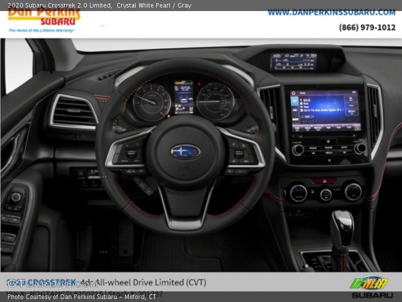Crystal White Pearl / Gray 2020 Subaru Crosstrek 2.0 Limited